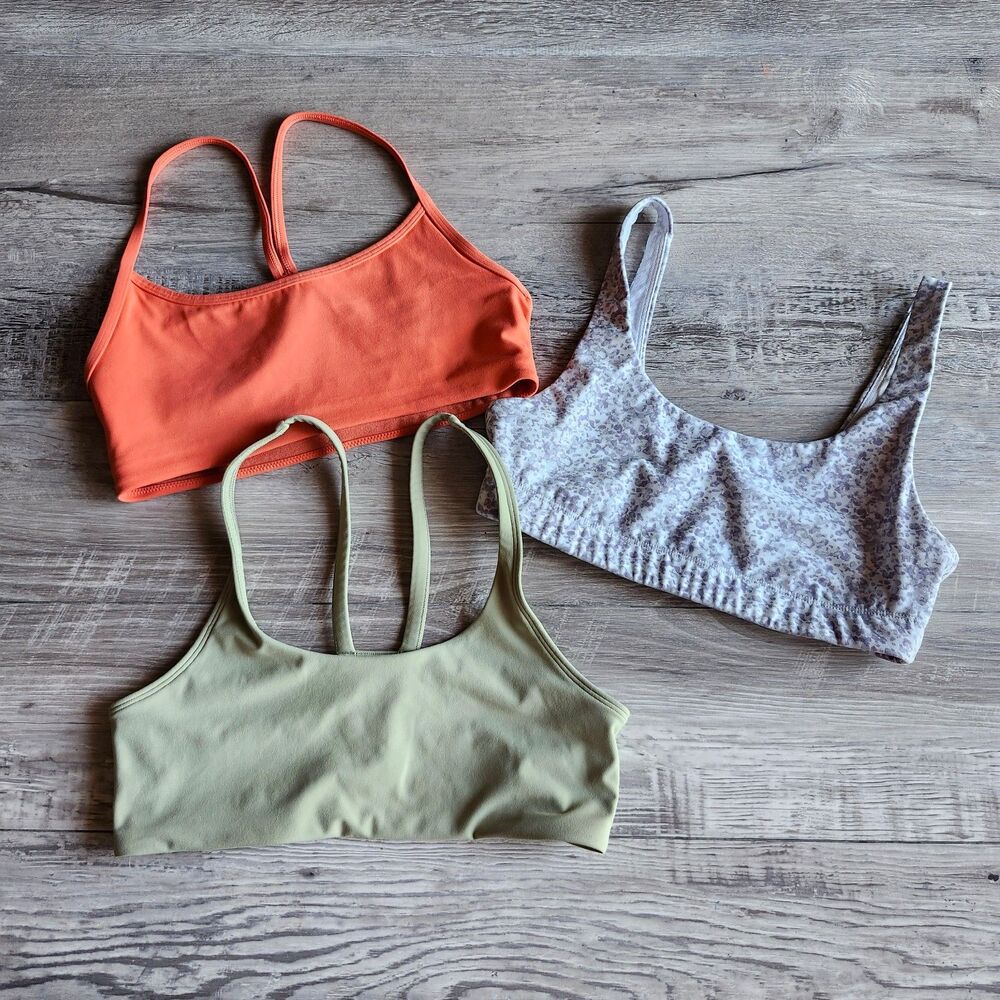 (S) 3pc Vuori Sports Bra Bundle